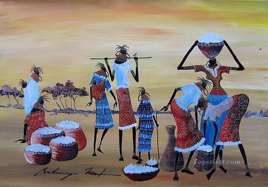 Emballage de l’Afrique Peintures à l'huile